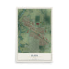 Map of Elida, Ohio, 12 x 18 inch unframed archival matte print