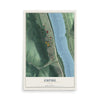 Map of Empire, Ohio, 12 x 18 inch unframed archival matte print