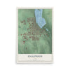 Map of Englewood, Ohio, 12 x 18 inch unframed archival matte print