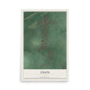 Map of Enon, Ohio, 12 x 18 inch unframed archival matte print