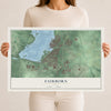 Map of Fairborn, Ohio, 12 x 18 inch unframed archival matte print