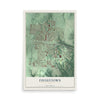Map of Finneytown, Ohio, 12 x 18 inch unframed archival matte print