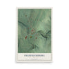 Map of Fredericksburg, Ohio, 12 x 18 inch unframed archival matte print