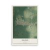 Map of Fulton, Ohio, 12 x 18 inch unframed archival matte print