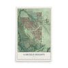 Map of Garfield Heights, Ohio, 12 x 18 inch unframed archival matte print