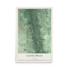 Map of Gates Mills, Ohio, 12 x 18 inch unframed archival matte print