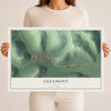 Map of Glenmont, Ohio, 12 x 18 inch unframed archival matte print