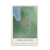 Map of Gloria Glens Park, Ohio, 12 x 18 inch unframed archival matte print