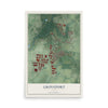 Map of Groveport, Ohio, 12 x 18 inch unframed archival matte print