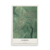 Map of Hamden, Ohio, 12 x 18 inch unframed archival matte print