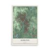 Map of Hamilton, Ohio, 12 x 18 inch unframed archival matte print