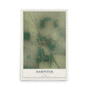 Map of Harpster, Ohio, 12 x 18 inch unframed archival matte print