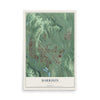 Map of Harrison, Ohio, 12 x 18 inch unframed archival matte print