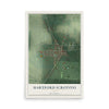 Map of Hartford (Croton), Ohio, 12 x 18 inch unframed archival matte print