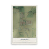 Map of Haskins, Ohio, 12 x 18 inch unframed archival matte print