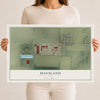 Map of Haviland, Ohio, 12 x 18 inch unframed archival matte print