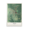 Map of Hiram, Ohio, 12 x 18 inch unframed archival matte print