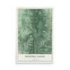Map of Hunting Valley, Ohio, 12 x 18 inch unframed archival matte print