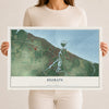 Map of Huron, Ohio, 12 x 18 inch unframed archival matte print