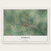 Kidron, Ohio map print, the full design