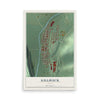Map of Killbuck, Ohio, 12 x 18 inch unframed archival matte print