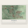 Kinsman, Ohio map print, the full design