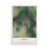Map of Kipton, Ohio, 12 x 18 inch unframed archival matte print