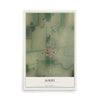 Map of Kirby, Ohio, 12 x 18 inch unframed archival matte print