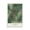 Map of LaGrange, Ohio, 12 x 18 inch unframed archival matte print