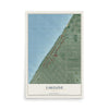 Map of Lakeline, Ohio, 12 x 18 inch unframed archival matte print