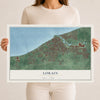 Map of Lorain, Ohio, 12 x 18 inch unframed archival matte print