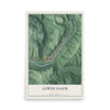 Map of Lower Salem, Ohio, 12 x 18 inch unframed archival matte print