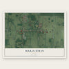 Maria Stein, Ohio map print, the full design