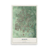 Map of Mason, Ohio, 12 x 18 inch unframed archival matte print