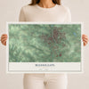 Map of Massillon, Ohio, 12 x 18 inch unframed archival matte print