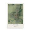 Map of McClure, Ohio, 12 x 18 inch unframed archival matte print