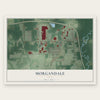 Morgandale, Ohio map print, the full design