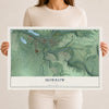 Map of Morrow, Ohio, 12 x 18 inch unframed archival matte print