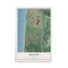 Map of Moscow, Ohio, 12 x 18 inch unframed archival matte print