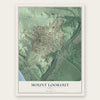 Mount Lookout, Ohio map print, the full design