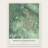 Mount Washington, Ohio map print, the full design