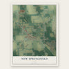New Springfield, Ohio map print, the full design