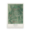 Map of Orange, Ohio, 12 x 18 inch unframed archival matte print