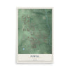 Map of Powell, Ohio, 12 x 18 inch unframed archival matte print