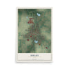 Map of Shelby, Ohio, 12 x 18 inch unframed archival matte print