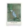 Map of Silver Lake, Ohio, 12 x 18 inch unframed archival matte print