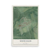 Map of South Salem, Ohio, 12 x 18 inch unframed archival matte print