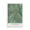 Map of South Webster, Ohio, 12 x 18 inch unframed archival matte print