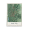 Map of Spring Valley, Ohio, 12 x 18 inch unframed archival matte print