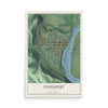 Map of Stockport, Ohio, 12 x 18 inch unframed archival matte print